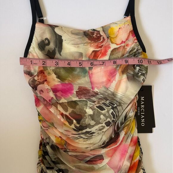 Guess by Marciano x Jennifer Lopez Ruched Midi Dress - XS - NWT - Picture 9 of 16